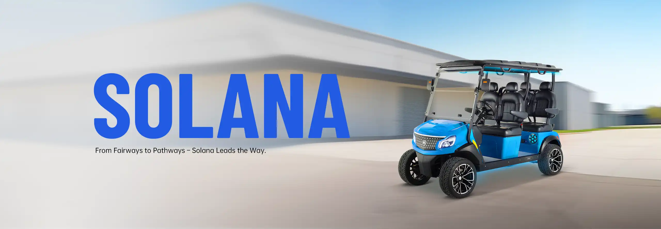 Solana EV Model XA Street Legal Golf Cart